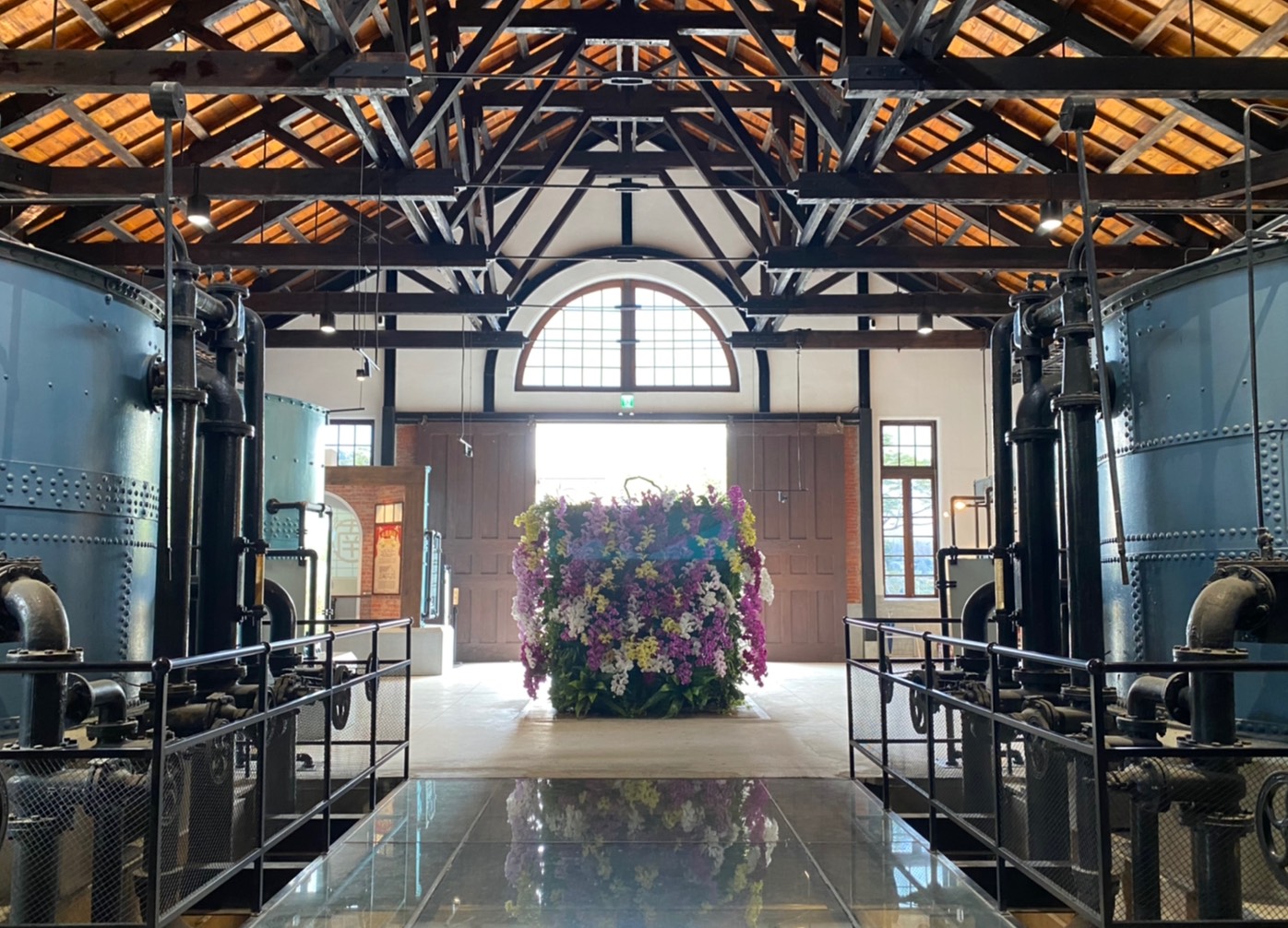 『有蘭一方』 國際蘭展花落水道博物館彭湃綻放
